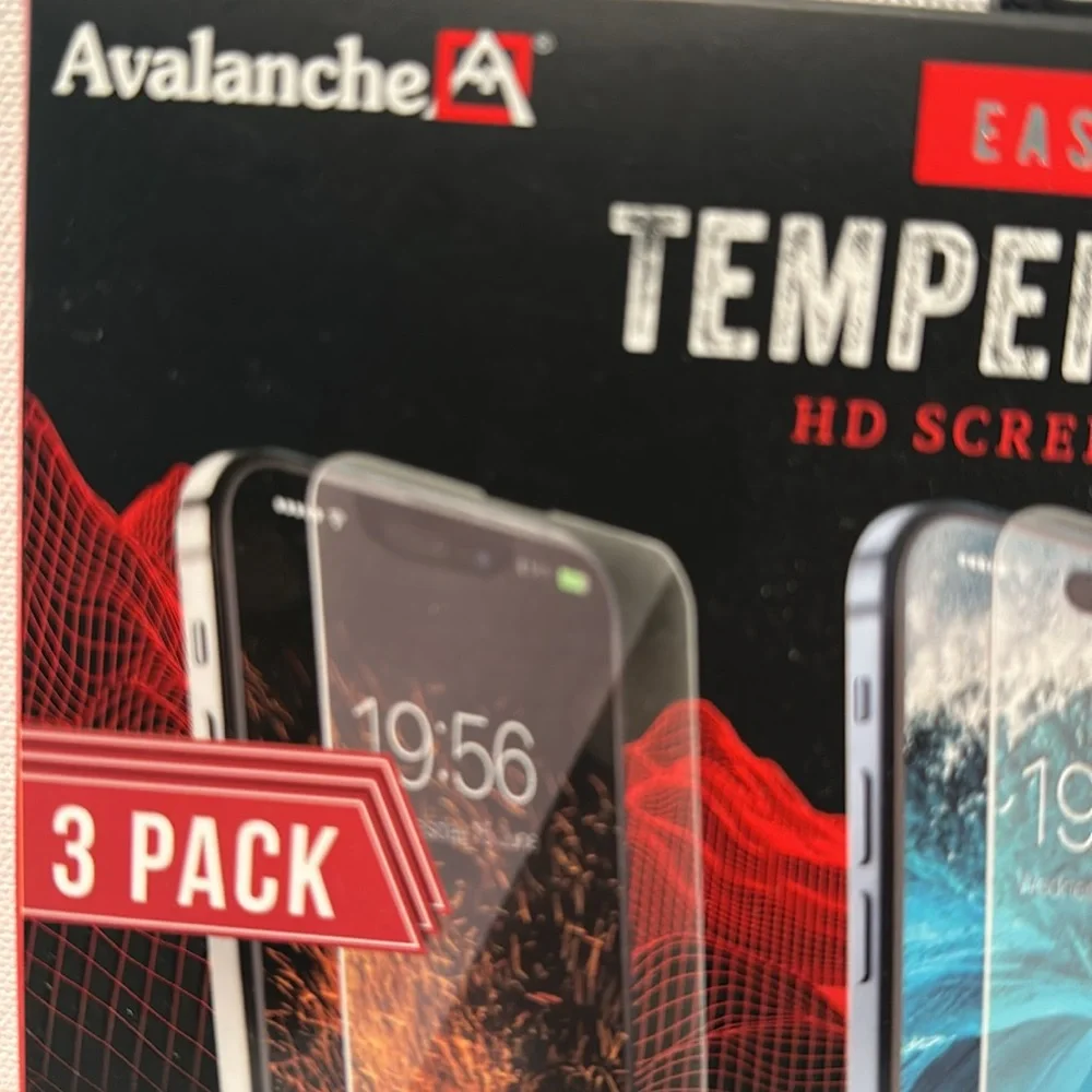 Avalanche (3) Pack Tempered Glass HD Screen Protectors.